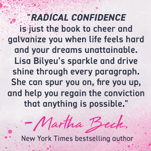 Cover of the book Radical Confidence by Lisa Bilyeu, symbolizing bold self-belief and empowerment for personal growth.